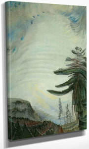 Fir Tree And Sky By Emily Carr Fine Art Print
