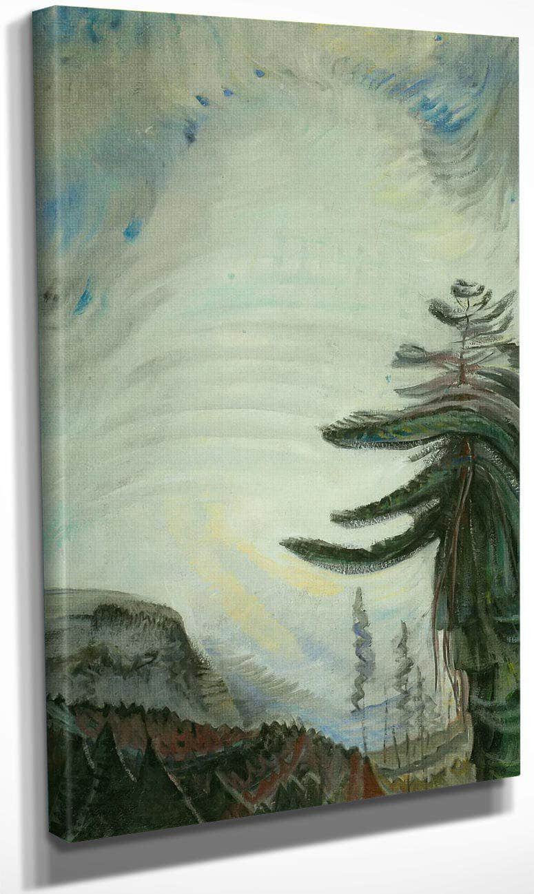 Fir Tree And Sky By Emily Carr Fine Art Print