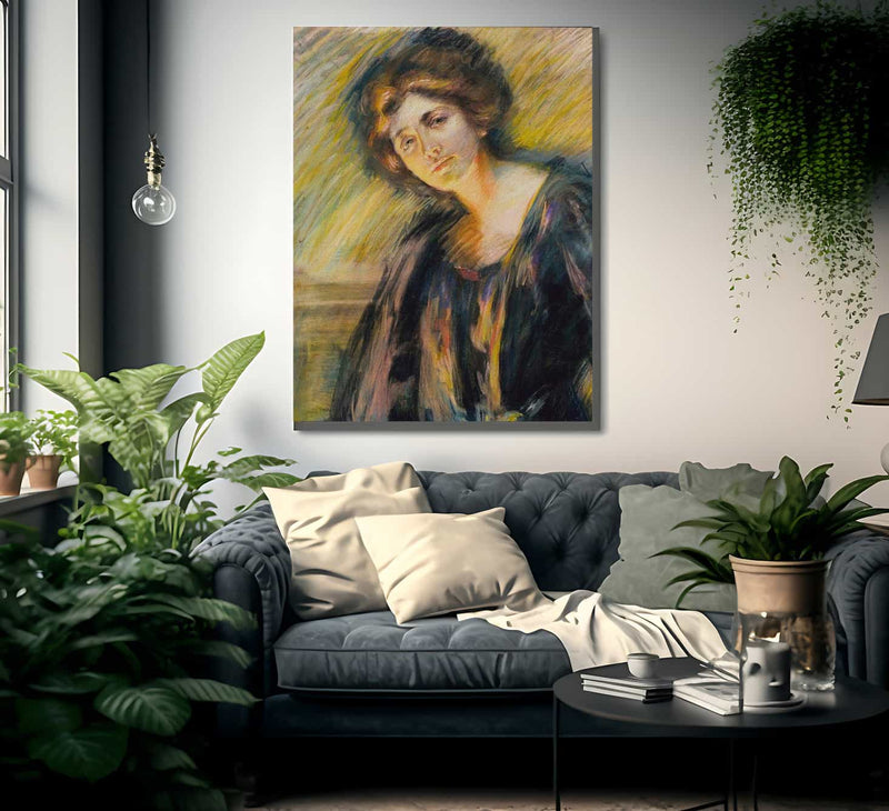 Firelight By Alice Pike Barney Fine Art Print