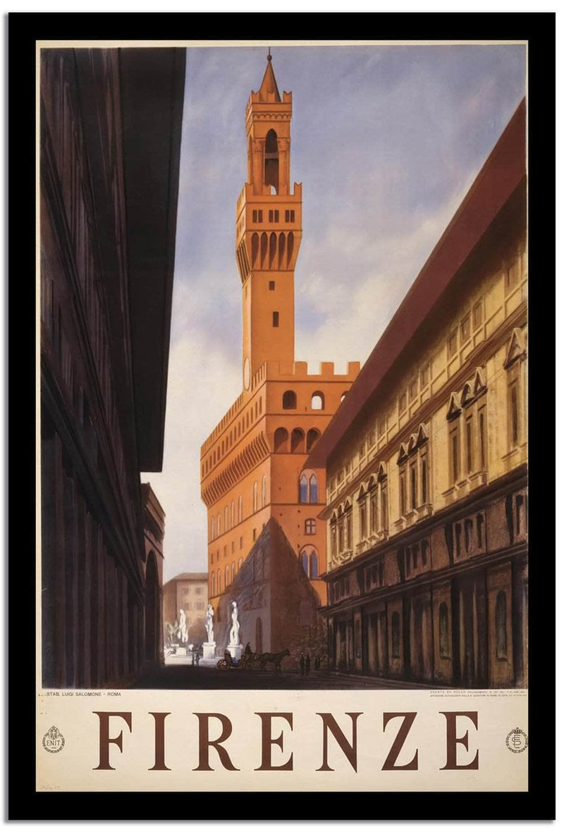 Firenze  Vintage Poster Fine Art Print
