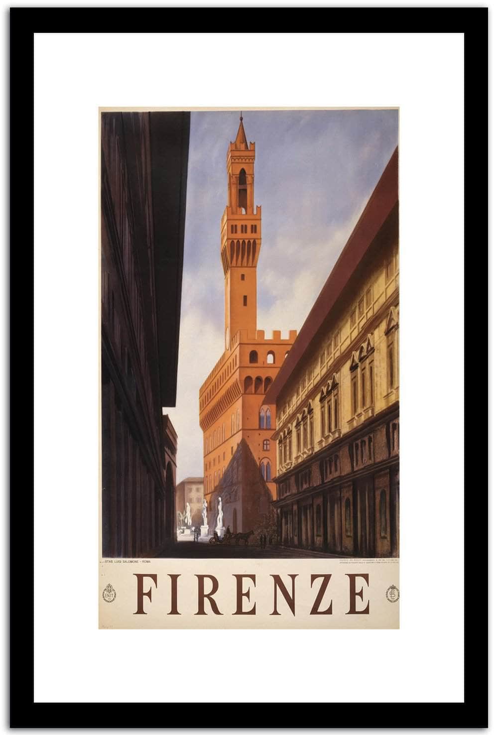 Firenze  Vintage Poster Fine Art Print