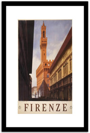 Firenze  Vintage Poster Fine Art Print