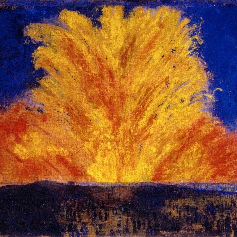 Fireworks By James Ensor Fine Art Print