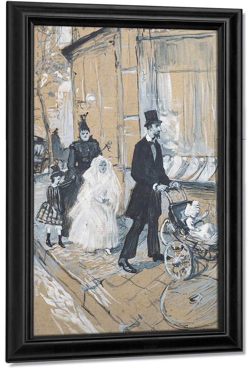 First Communion Day By Henri Marie Raymond De Toulouse Lautrec Monfa Fine Art Print