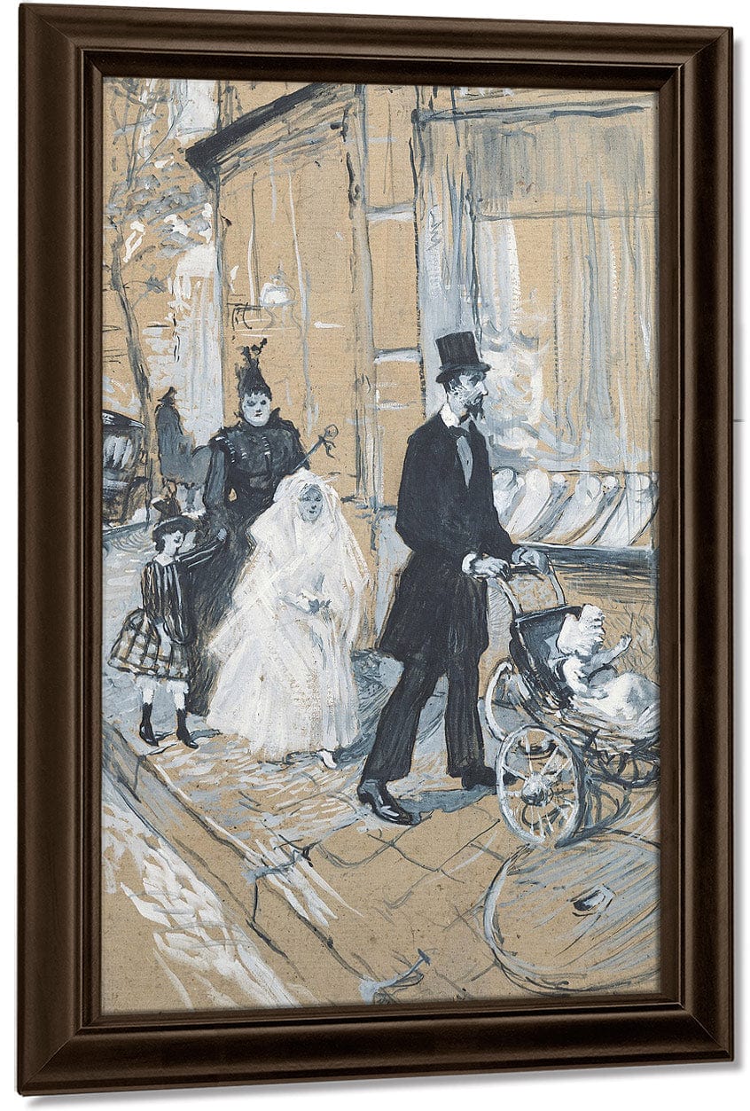 First Communion Day By Henri Marie Raymond De Toulouse Lautrec Monfa Fine Art Print