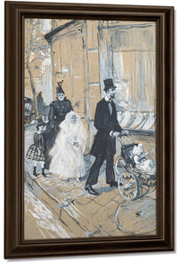 First Communion Day By Henri Marie Raymond De Toulouse Lautrec Monfa Fine Art Print