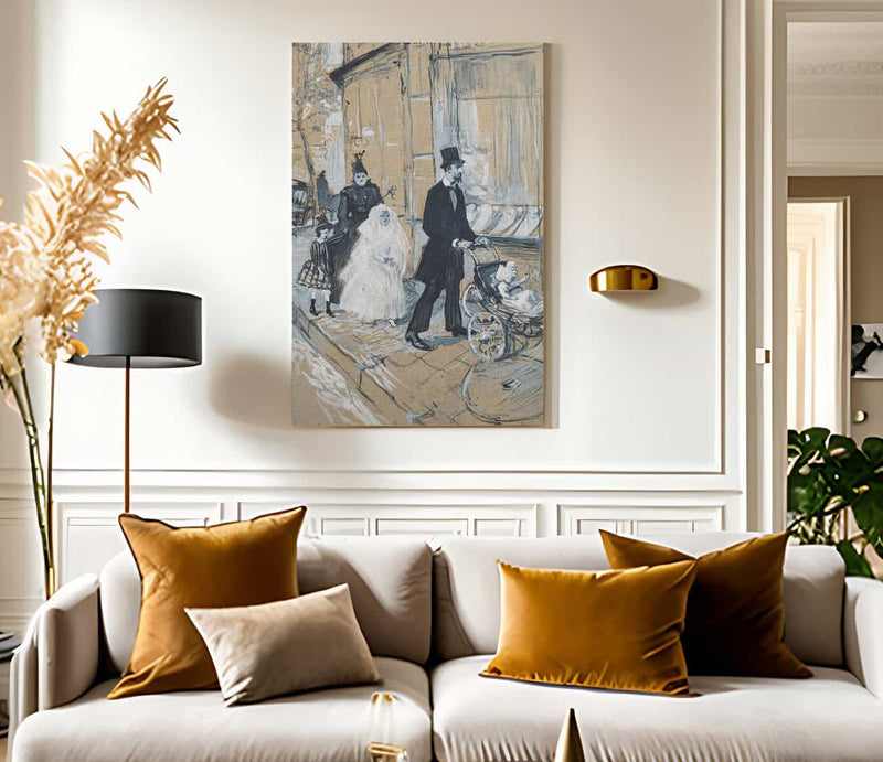 First Communion Day By Henri Marie Raymond De Toulouse Lautrec Monfa Fine Art Print