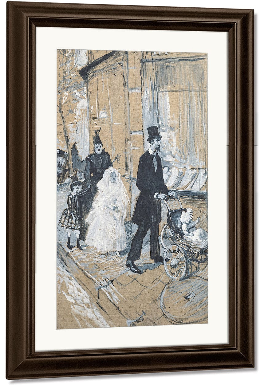 First Communion Day By Henri Marie Raymond De Toulouse Lautrec Monfa Fine Art Print