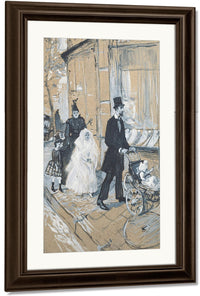 First Communion Day By Henri Marie Raymond De Toulouse Lautrec Monfa Fine Art Print