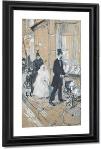 First Communion Day By Henri Marie Raymond De Toulouse Lautrec Monfa Fine Art Print