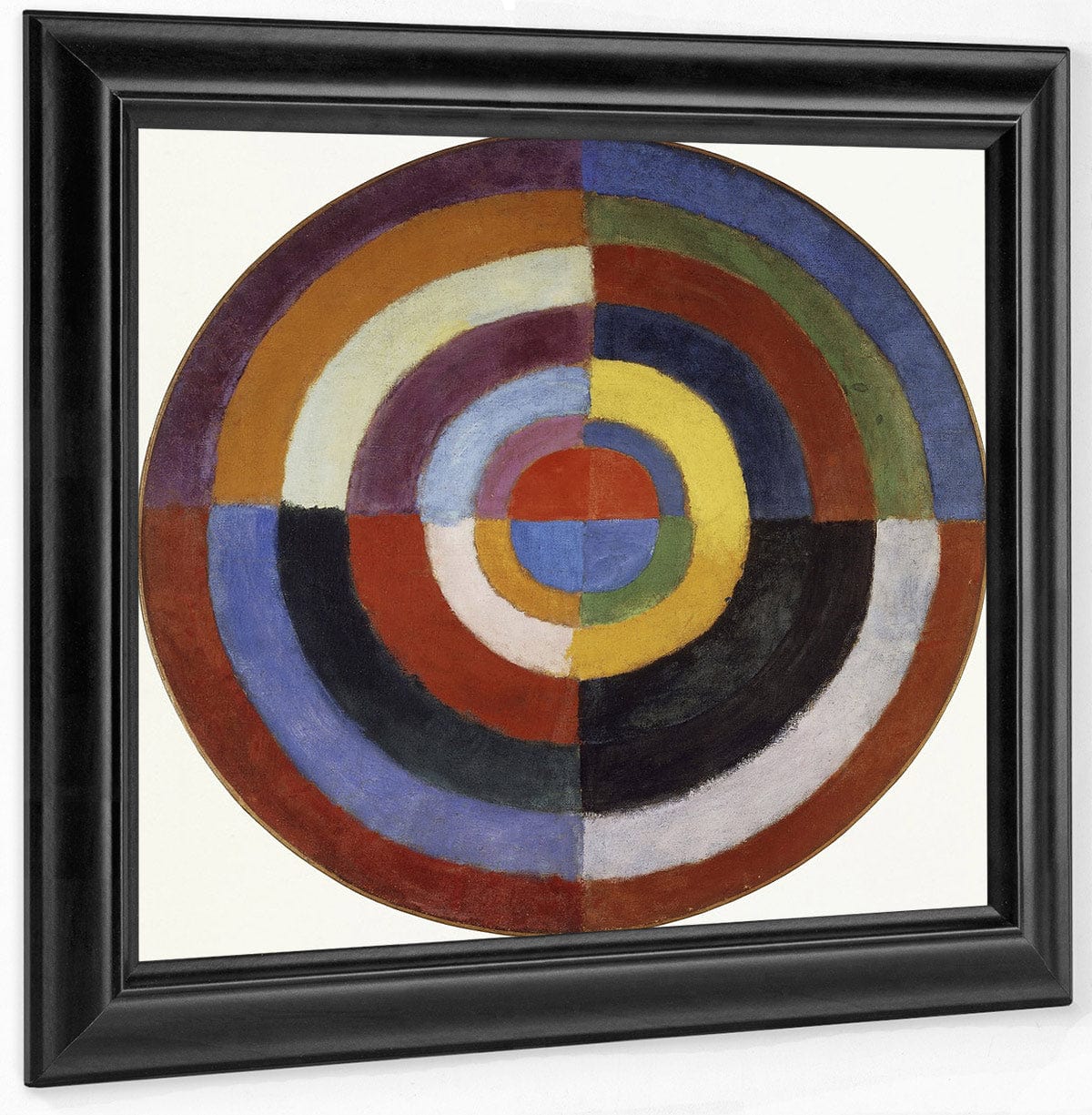First Disc By Robert Delaunay Fine Art Print
