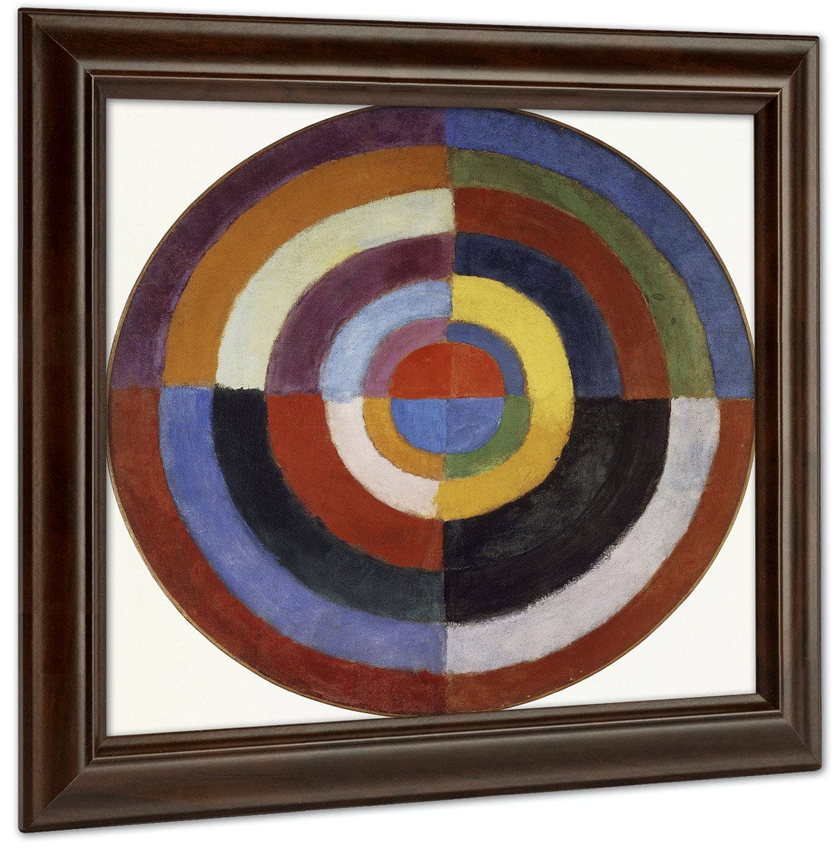 First Disc By Robert Delaunay Fine Art Print
