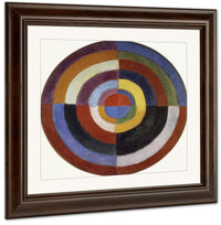 First Disc By Robert Delaunay Fine Art Print
