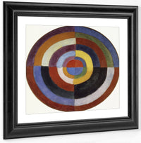 First Disc By Robert Delaunay Fine Art Print