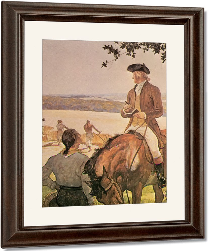 First Farmer Of The Land By NC Wyeth Fine Art Print