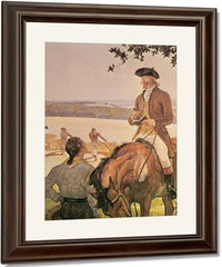 First Farmer Of The Land By NC Wyeth Fine Art Print