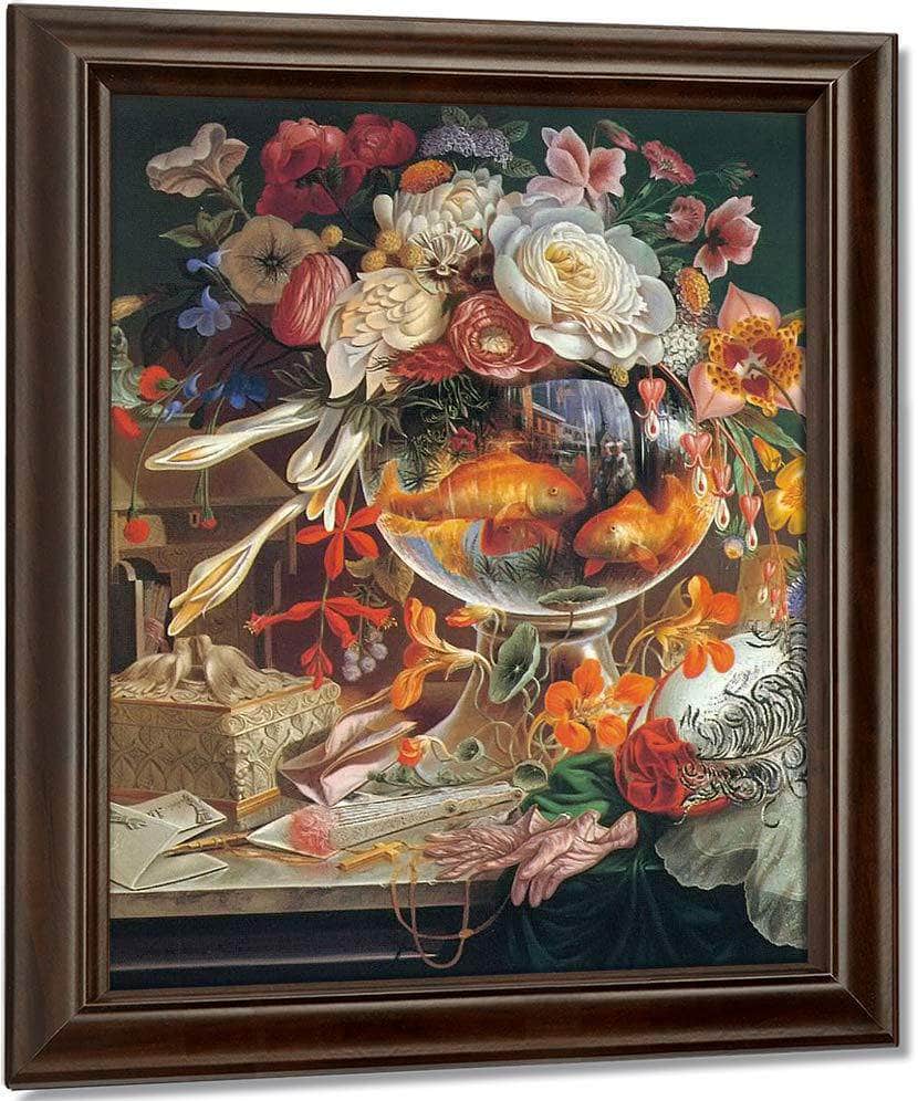 Fishbowl Fantasy By Edward Goodes Fine Art Print