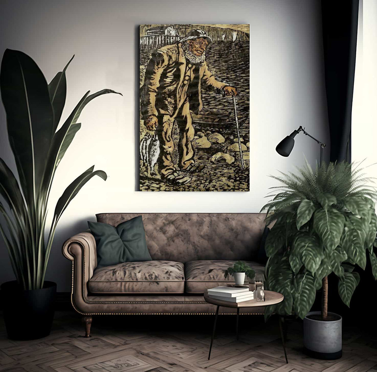 Fisherman By Nicolai Astrup Fine Art Print