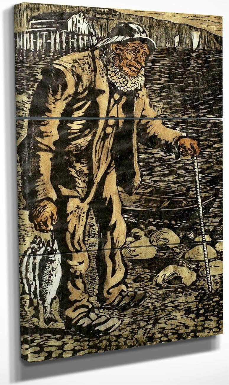 Fisherman By Nicolai Astrup Fine Art Print
