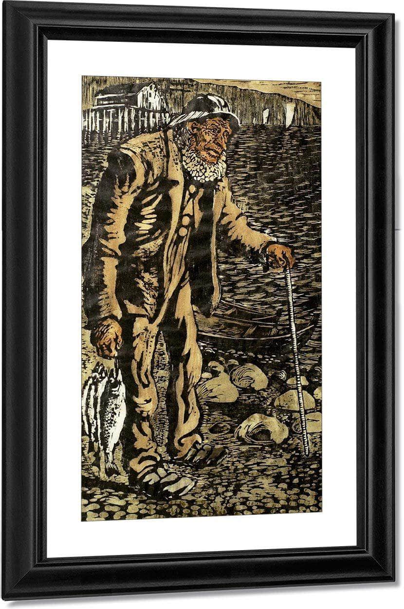 Fisherman By Nicolai Astrup Fine Art Print