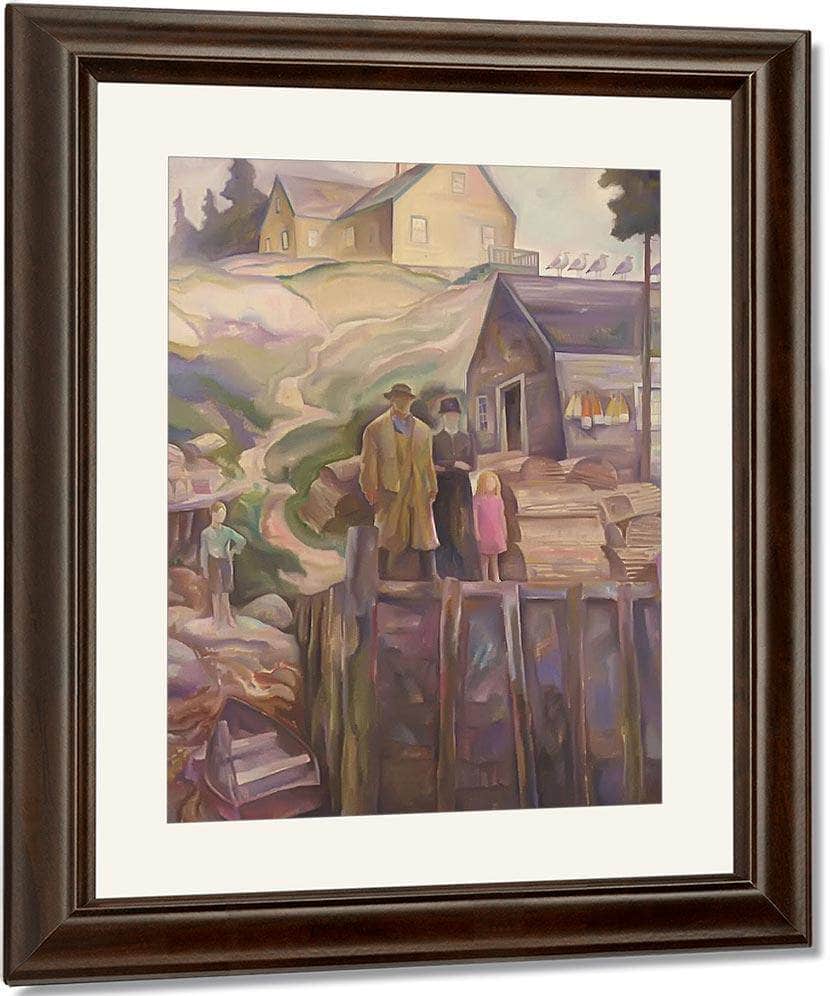 Fishermans Family 1907 By N.C. Wyeth Fine Art Print