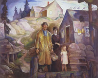 Fishermans Family By N.C. Wyeth Fine Art Print