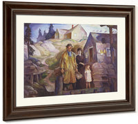 Fishermans Family By N.C. Wyeth Fine Art Print