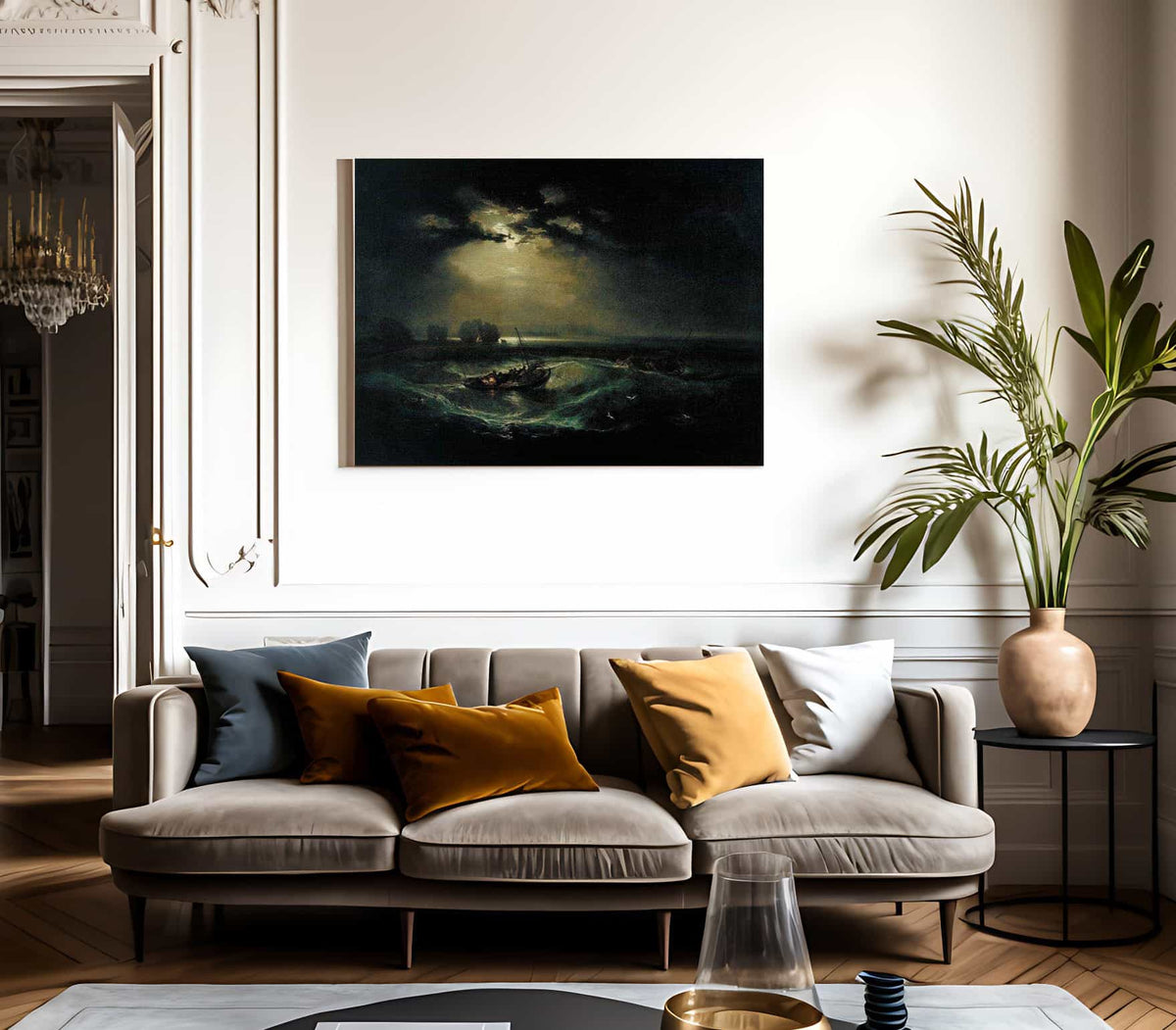 Fishermen At Sea 1796 1 By Joseph Mallord William Turner Fine Art Print