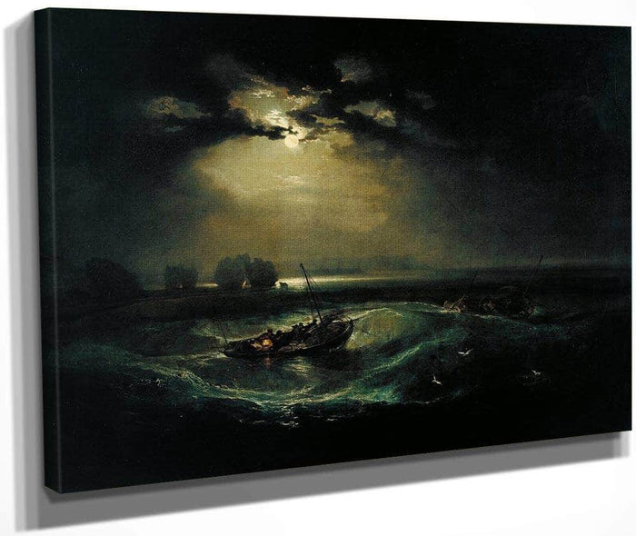 Fishermen At Sea 1796 1 By Joseph Mallord William Turner Fine Art Print