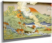 Fishermen Hauling A Net By Hokusai Fine Art Print