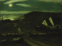 Fishermen's Huts By  Ryder, Albert Pinkham Fine Art Print