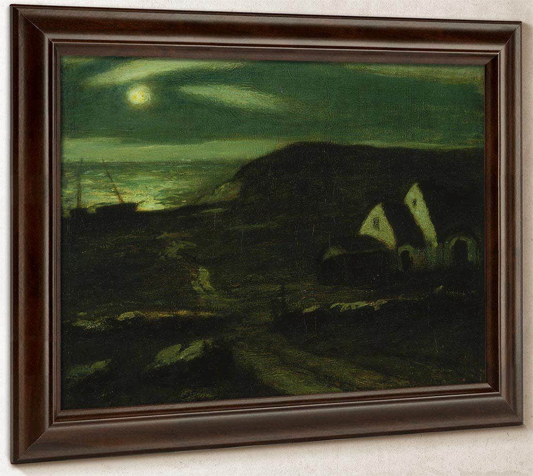 Fishermen's Huts By  Ryder, Albert Pinkham Fine Art Print