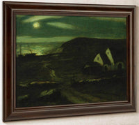 Fishermen's Huts By  Ryder, Albert Pinkham Fine Art Print