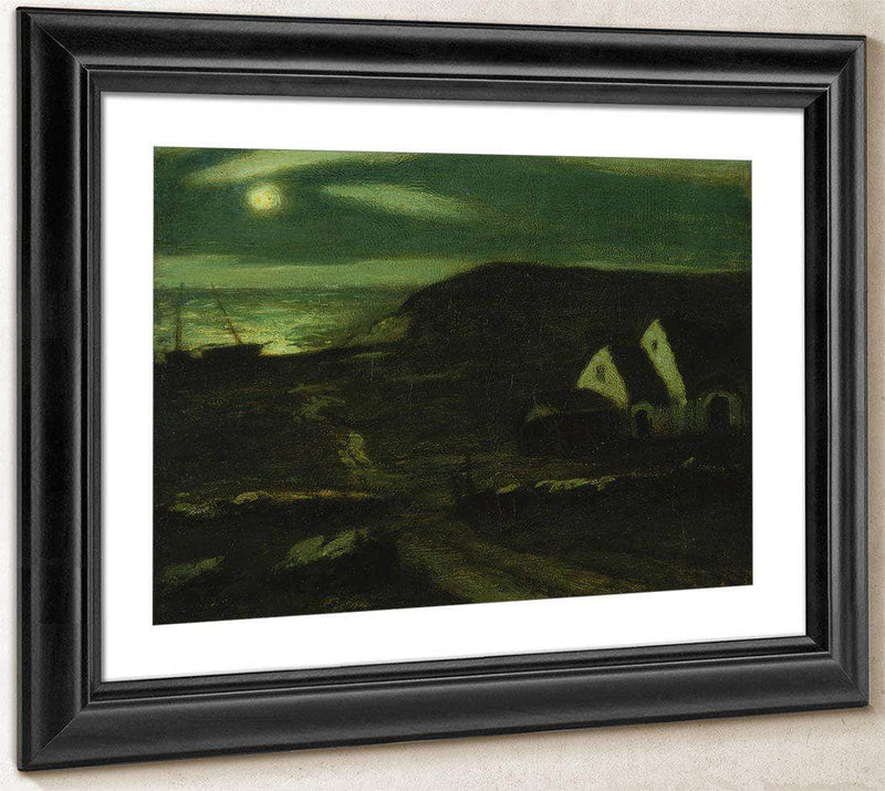 Fishermen's Huts By  Ryder, Albert Pinkham Fine Art Print