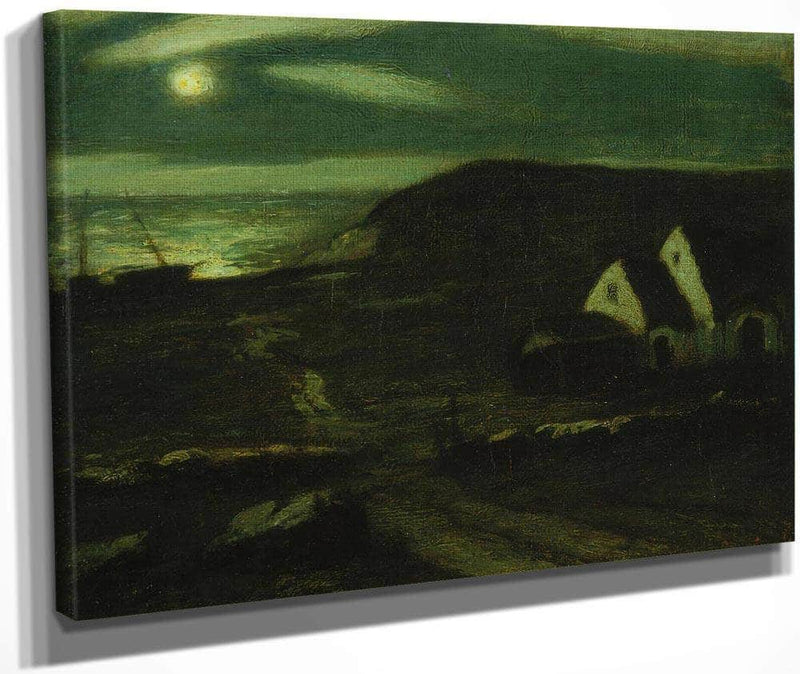 Fishermen's Huts By  Ryder, Albert Pinkham Fine Art Print