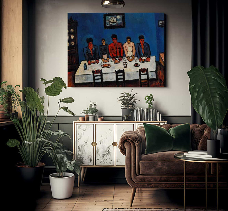 Fishermens Last Super 1940 By Marsden Hartley Fine Art Print