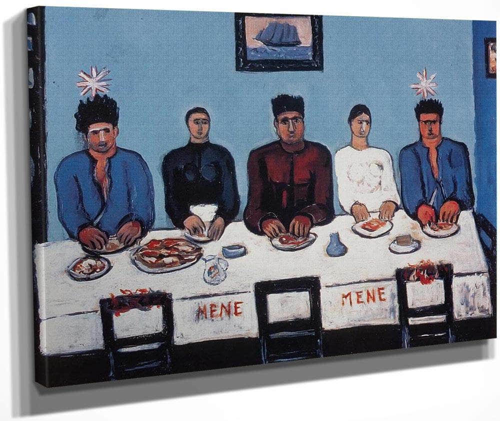 Fishermens Last Supper By Marsden Hartley Fine Art Print