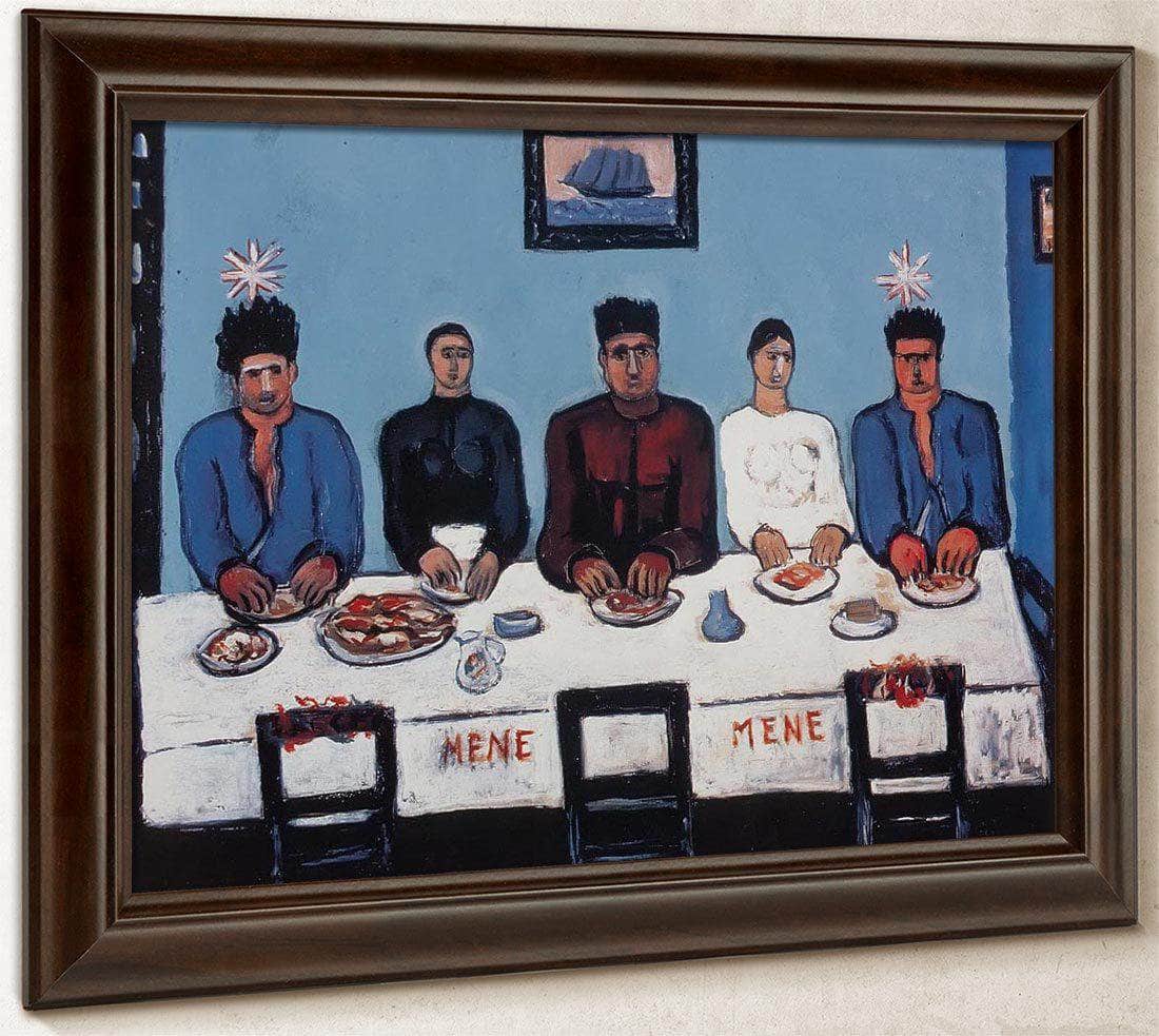 Fishermens Last Supper By Marsden Hartley Fine Art Print