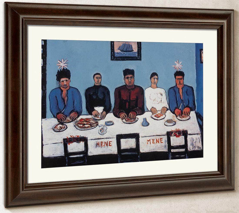 Fishermens Last Supper By Marsden Hartley Fine Art Print