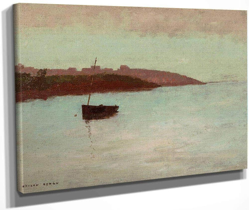 Fishing Boat By Odilon Redon Fine Art Print