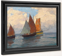 Fishing Boats By Edgar Payne Fine Art Print