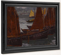 Fishing Boats By Edgar Payne Fine Art Print