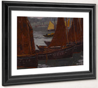 Fishing Boats By Edgar Payne Fine Art Print
