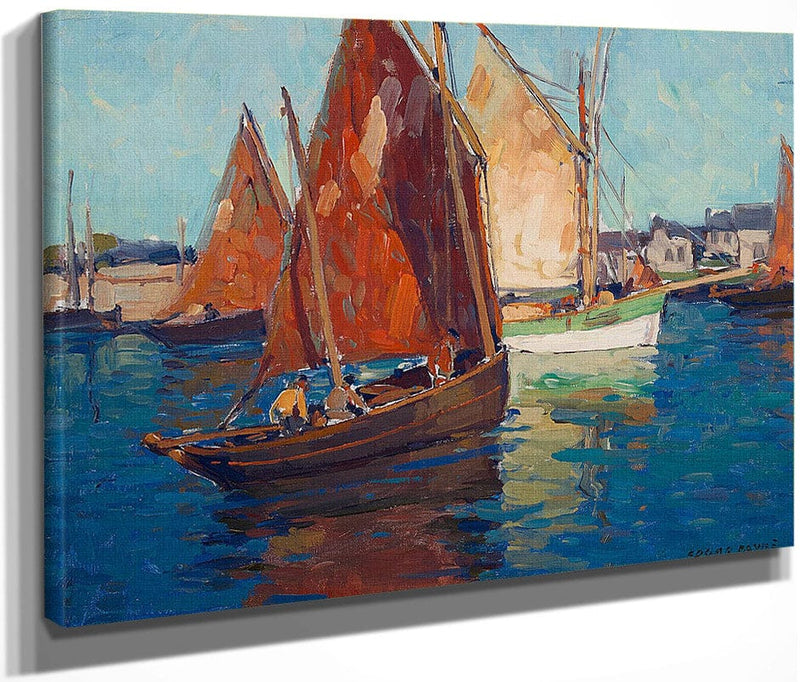 Fishing Boats By Edgar Payne Fine Art Print