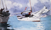 Fishing Boats, Key West By Winslow Homer Fine Art Print