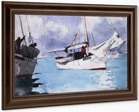 Fishing Boats, Key West By Winslow Homer Fine Art Print
