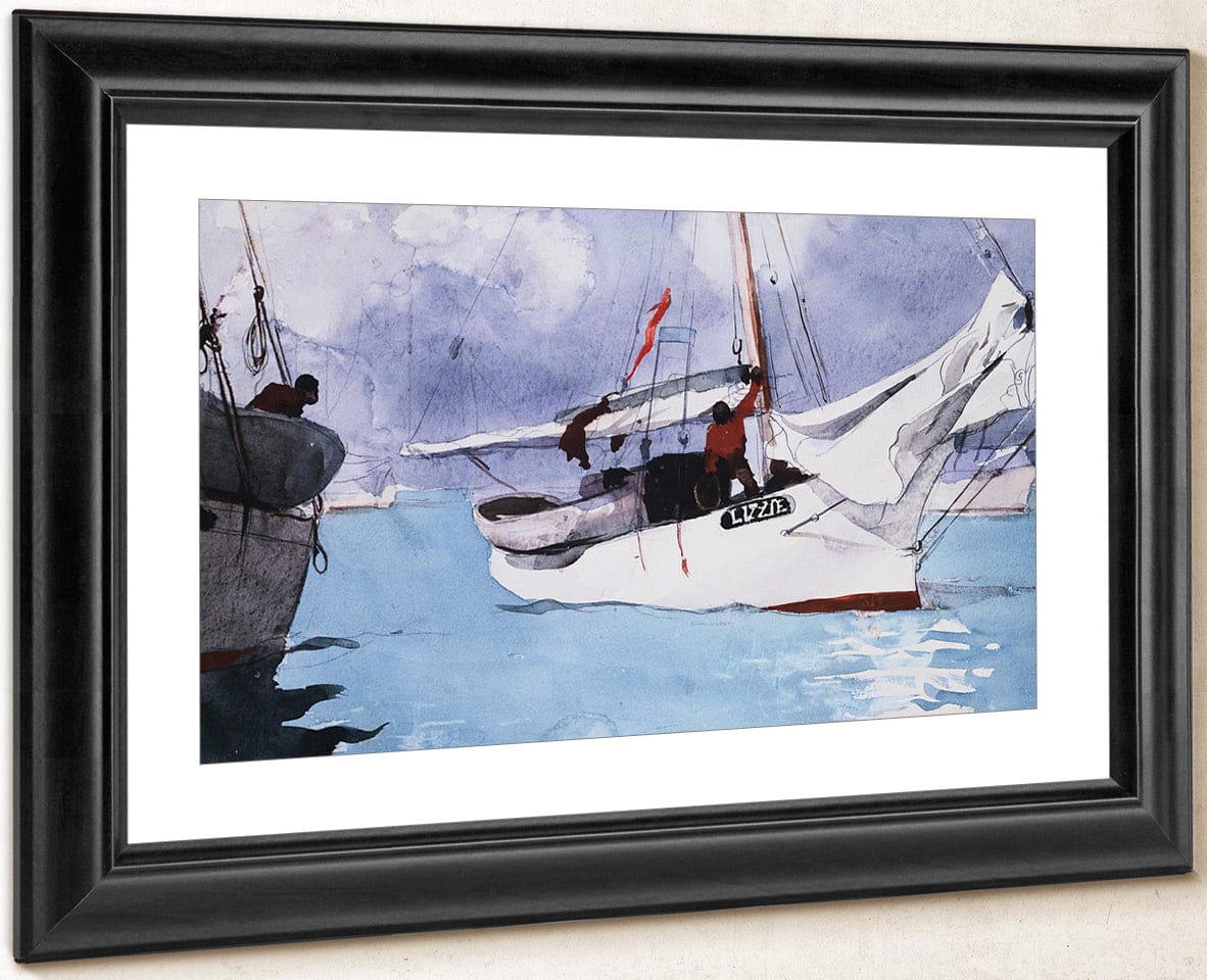Fishing Boats, Key West By Winslow Homer Fine Art Print