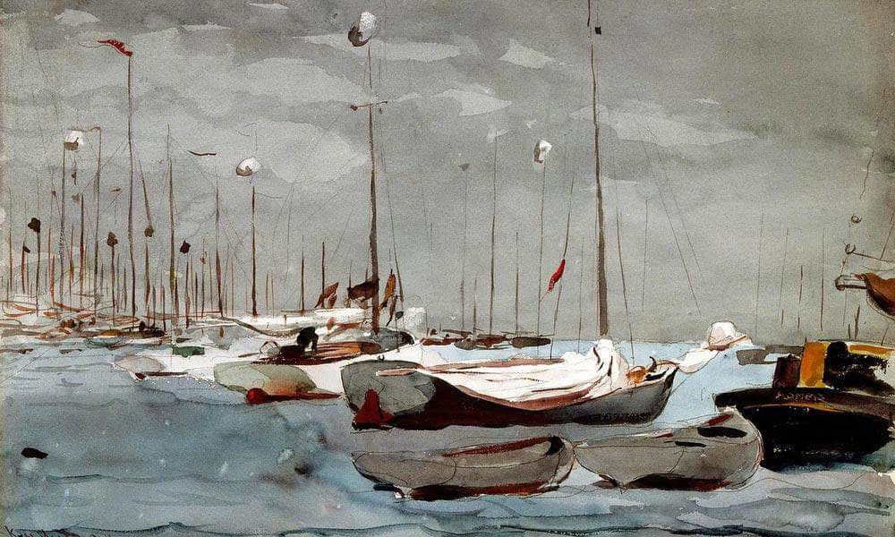 Fishing Boats Key West By Winslow Homer Fine Art Print