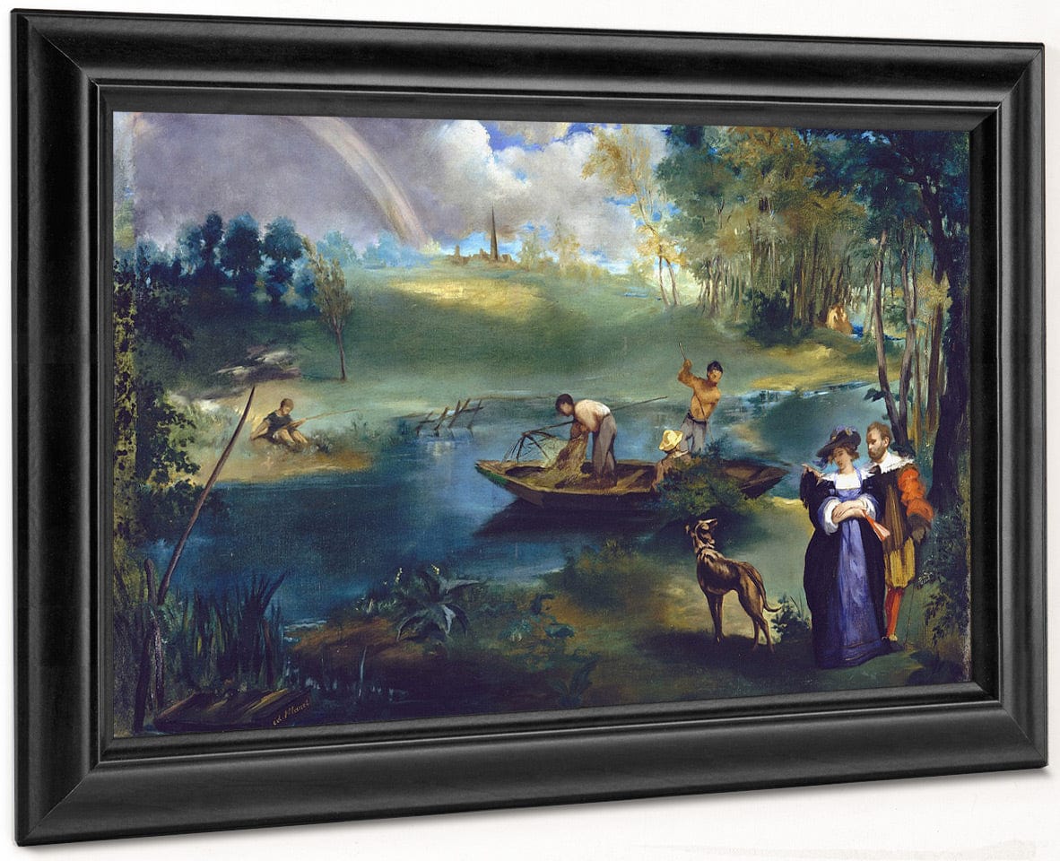 Fishing By Edouard Manet Fine Art Print