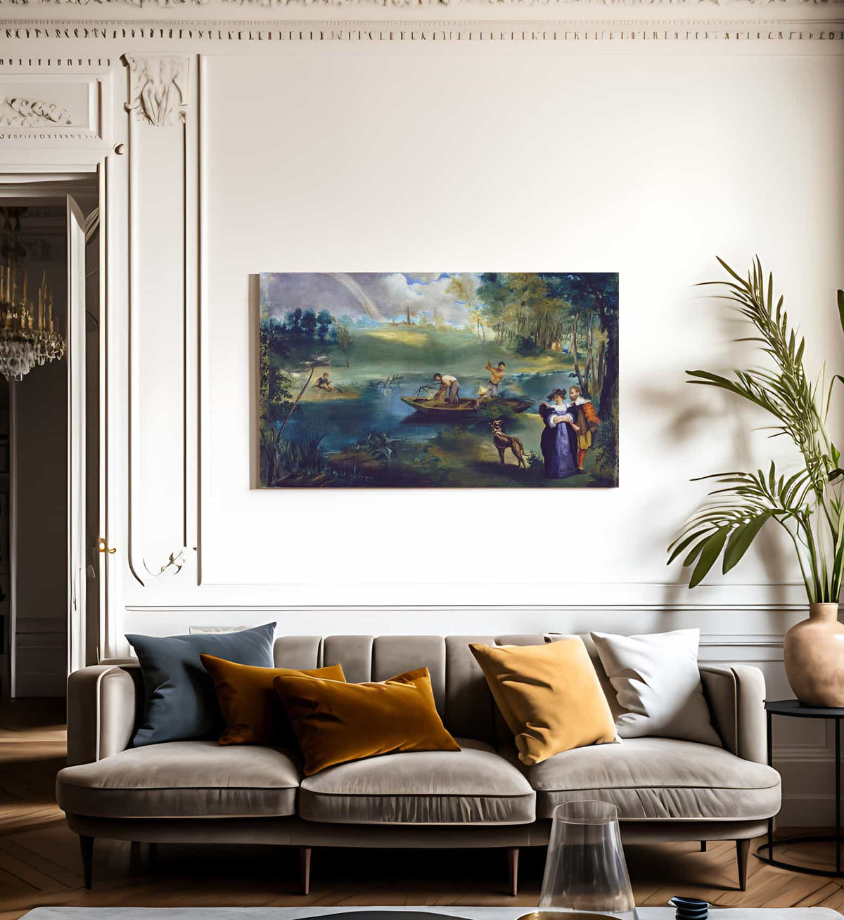 Fishing By Edouard Manet Fine Art Print